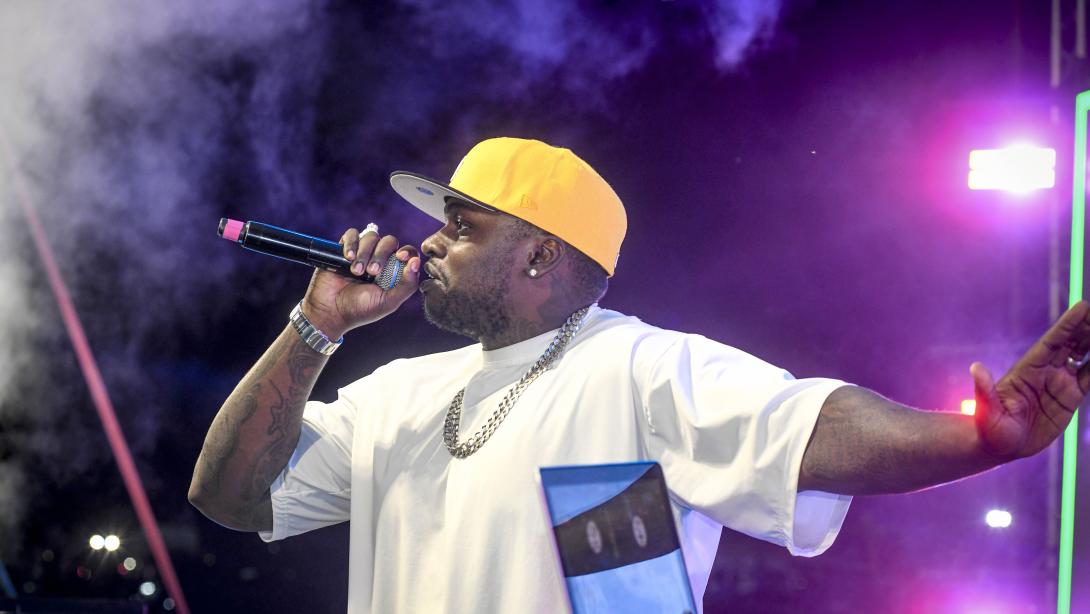 Rapper Khaligraph Jones performing at the White Cap-sponsored Morendat Fan Village during the 2026 WRC Safari Rally in Naivasha