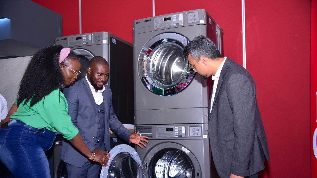 , OPALNET Limited Head of Retail Achal Jain, LG Electronics East Africa Home Appliance (Cooking
