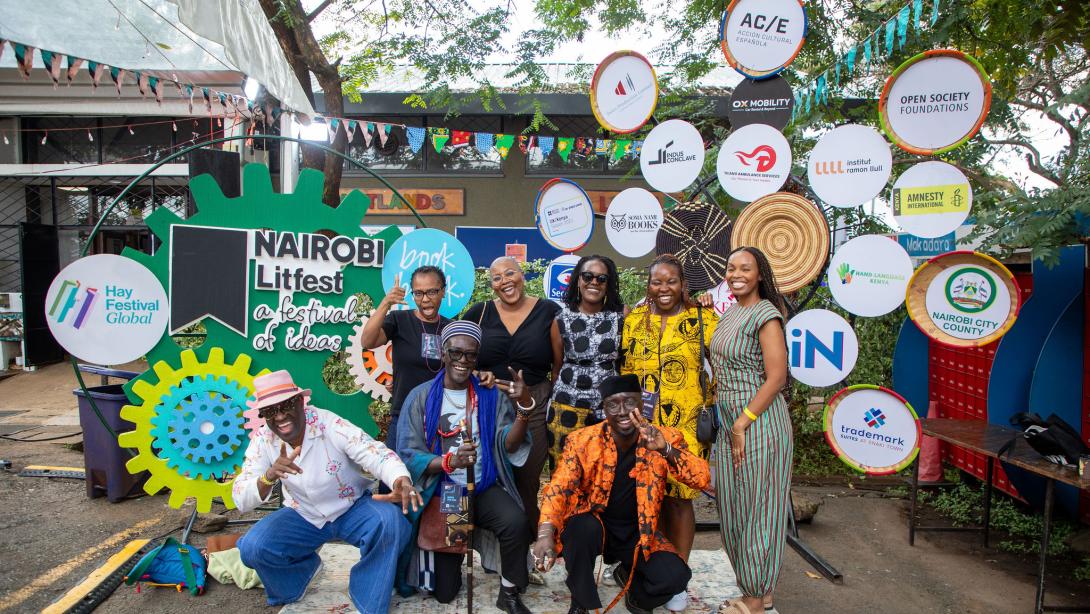 A fashion showcase moment during Nairobi Litfest at Eastlands Library