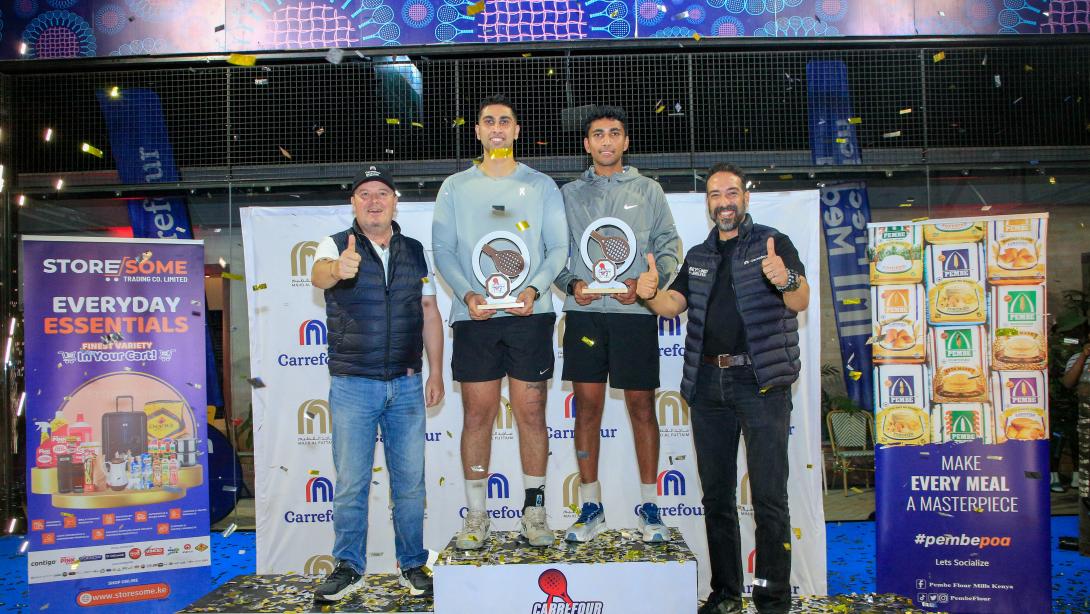 Shah Brothers Crowned Champions at Inaugural Carrefour Open Padel Tournament