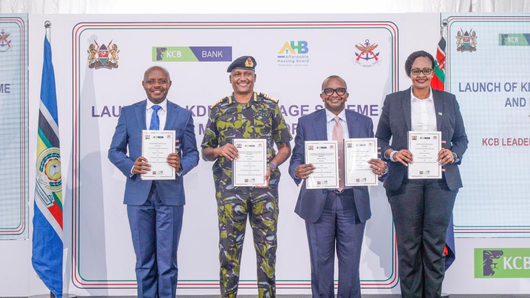 Dr. Patrick Mariru, Principal Secretary, Ministry of Defence; General Charles Kahariri, Chief of the Defence Forces (CDF