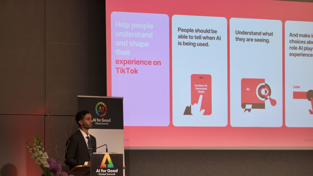 Tom Varghese, AI Lead for TikTok's Global Public Policy team.