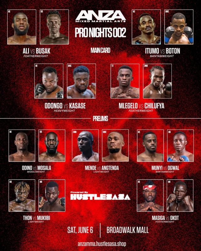 ANZA MMA schedules Pro Nights 002 for June 6 at Broadwalk Mall