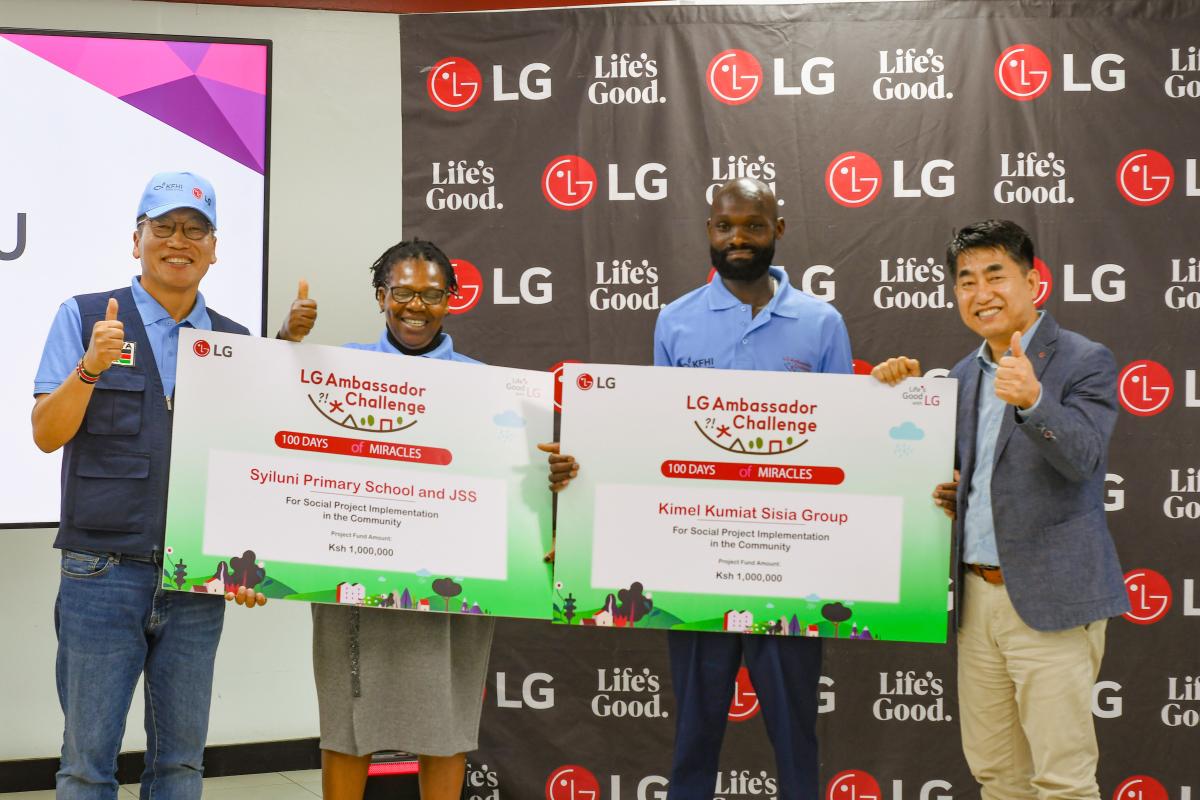 Nandi beekeeping and Makueni STEM projects win KSh2 million in 2026 LG Ambassador Challenge