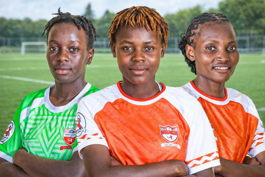 Kayole Starlets’ newly signed players - Calta Nasambu, Sonia Wambui, and Naomi Nanjala Masinde. The trio were part of the Safaricom Chapa Dimba All-Stars team for Season 4.