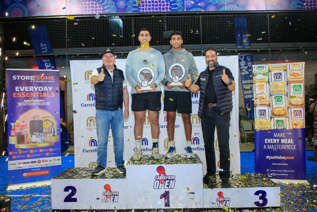 Shah Brothers Crowned Champions at Inaugural Carrefour Open Padel Tournament