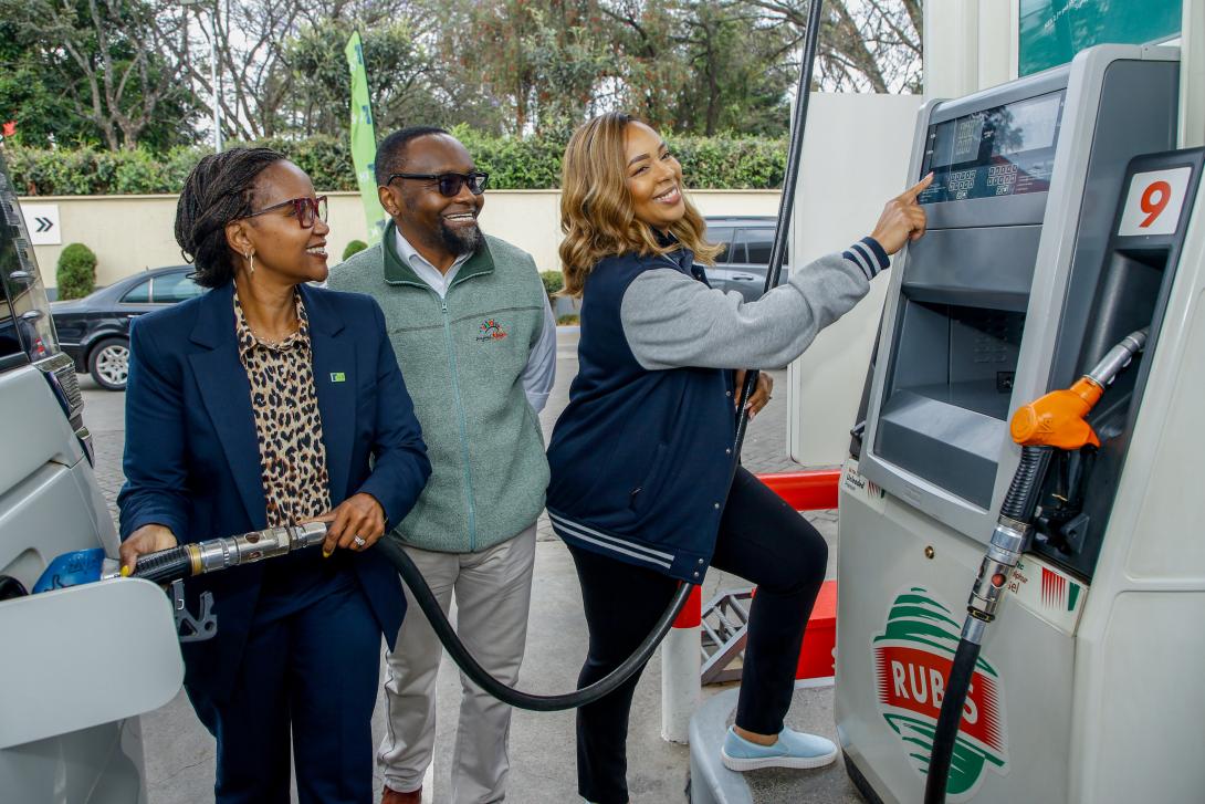 Image 1: From Left, KCB Group Director, Marketing and Communications - Rosalind Gichuru, Kenya Tourism Board, Deputy Director Brand Management - Jonathan Koinange and Head of Marketing, RUBiS Energy Kenya Angelique Libese during the launch of ‘Kenya Beyond Sight’ initiative launch seeking to advance inclusive tourism and accessibility in Kenya that caters to travelers of all abilities to shift the narrative beyond a purely visual experience to a multi-sensory approach.