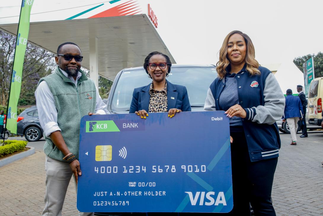 Image 1: From Left, KCB Group Director, Marketing and Communications - Rosalind Gichuru, Kenya Tourism Board, Deputy Director Brand Management - Jonathan Koinange and Head of Marketing, RUBiS Energy Kenya Angelique Libese during the launch of ‘Kenya Beyond Sight’ initiative launch seeking to advance inclusive tourism and accessibility in Kenya that caters to travelers of all abilities to shift the narrative beyond a purely visual experience to a multi-sensory approach.